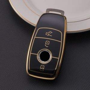 Bao Da Ốp Bảo Vệ Vỏ Bọc Chìa Khóa Cho Xe Mercedes C E S GLC GLE GLS MAYBACH Trước Năm 2019 - Loại 23 Nút