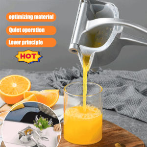 Stainless Steel Manual Juicer With Juice Container Home juicer portable