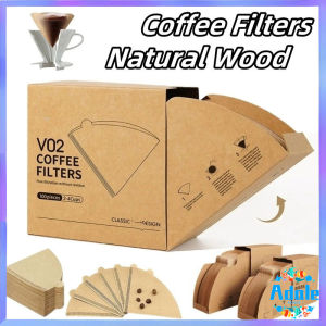 V60 Filter Cup Coffee Filter Paper 100/50PCS V-shaped Drip Paper Kertas Penapis Kopi Pulp 手冲咖啡