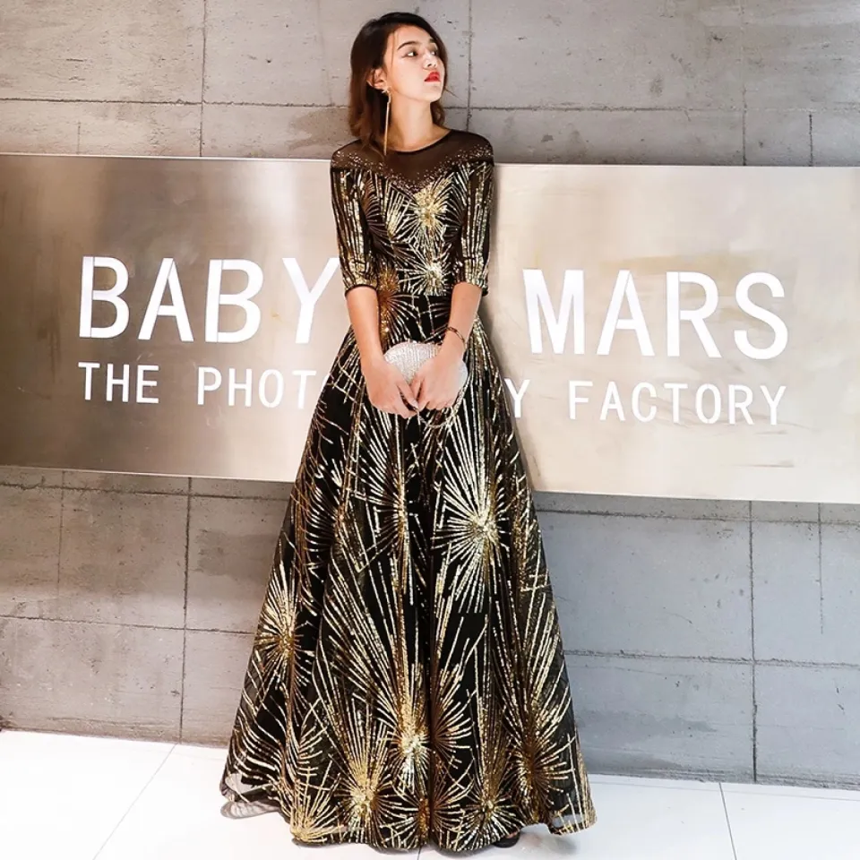 Evening Dresses Black And Gold Vintage Dress Prom Dress Vintage Vintage  Style Vintage Prom Gowns Cocktail
