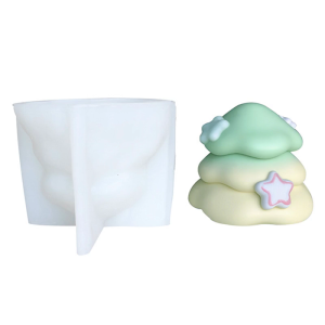 แม่พิมพ์ซิลิโคนอเนกประสงค์สำหรับทำสบู่ซิลิโคนต้นคริสต์มาสสำหรับโครงการอีพอกซีเรซิน