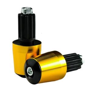Bike Grip Caps Handlebar End Plugs Corrosion Resistant Aluminum Alloy Protective Covers For Motorcycle Enhancement 2pcs