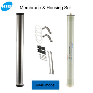 HID 4040 Industrial RO Membrane Kit TW 4040 ULP 4 x 40 Reverse Osmosis Membrane with Seamed 4 Inch Stainless Steel 304 SS Housing/Shell & Accessories