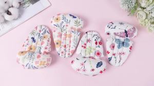 Juexica 4 Pcs Lymphedema Axilla Mastectomy Pillow Cotton Post Breast Surgery Recovery Breast Pillow for Sleeping Mastectomy Armpit Pain Relief(Flower)