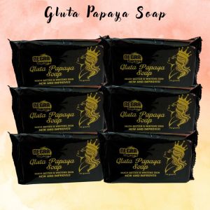 6pcs Negra Suprema Gluta Papaya Soap 75g