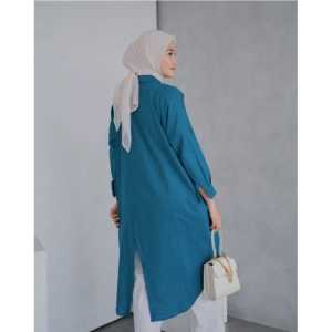 Kemeja Wanita Linen Dwyne Tunik