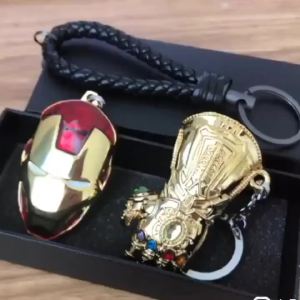 复仇者联盟4钥匙扣钢铁人美队雷神之锤钥匙炼漫挂件威金属套装男Avengers League 4 Keychain Iron Beauty Team Thor Hammer Keychain Mango Hanging Piece Wei Metal Set Men