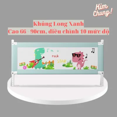 Thanh chắn giường bảo vệ an toàn cho bé (mẫu mới 2024)