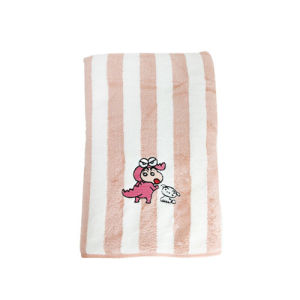 Sanrio Kuromi CRAYON SHIN Large Bath Towel Wash Face Dry Hair Towel More Absorbent Than Cotton