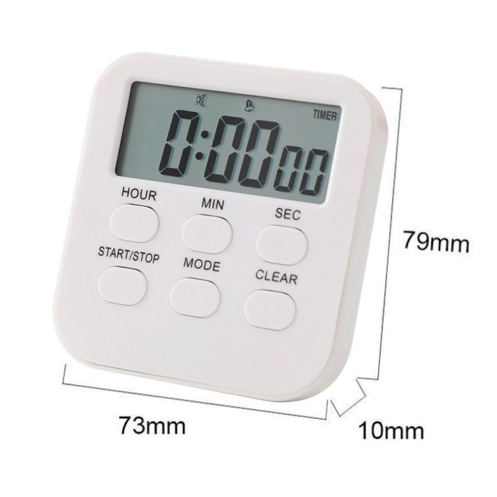 Kitchen Baking Timer Silent Timer Countdown Electronic Alarm Clock