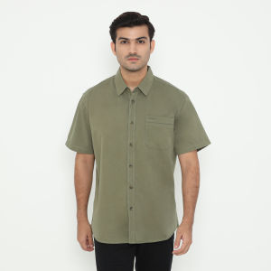 POLICE Kemeja Polos Cotton Regular Fit Pria