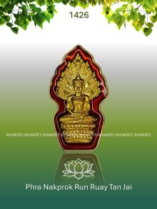 1426 Thailand Buddha Amulet 泰国佛牌. Phra Nakprok Run Ruay Tan Jai. Luang Phor Ngern Techadhammo. Wat Ban Or. BE2567.