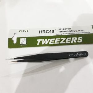 Tweezer Pinset Bengkok Lurus Alat Jepit Offset Capit Penjepit Anti Statis Presisi Tinggi