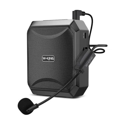 W-KING KS01 Mini Portable Voice Amplifier Megaphone Lapel Microphone With Teacher Loudspeaker