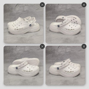 Crocs Beja mid-top cal sandals for women slippers pure rubber material washable OEM