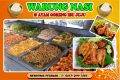 Spanduk Banner Warung Nasi I Banner Warteg Ukuran 100 cm x 150 cm. 