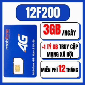 (SIÊU RẺ) Sim 4G Mobifone Miễn Phí Trọn Gói 12 Tháng 12MDT50 12MDT150 MDT255 MDT350 12F200 12MFY100 12MXH80Y 12FHN 12FHCM 6FHN 6FHCM 12FD60 Truy Cập Mạng Tốc Độ Cao Xem YTB Thả Ga Không Phát Sinh Phí | FREESHIP - CHƯA KÍCH HOẠT