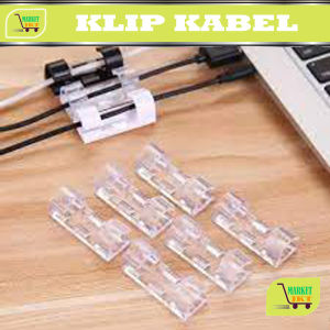 KLIP KABEL ORGANIZER CABLE CLIP ISI 20PCS