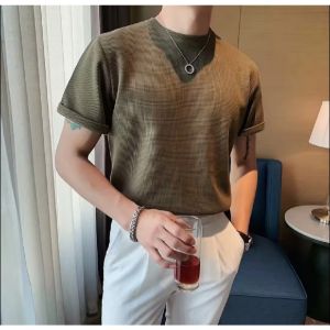 【BUY 1 TAKE 1】Active Waffle Plain Oversize T-shirt for Men Women minimalist  Fashion Round neck Active Tshirt black