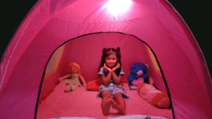Promo Tenda Anak Pink 140 x 120 x 100Cm | Tenda Camping Anak Pink | Tenda Kemah Anak Warna Pink Murah | Tenda Mainan Murah Anak Warna Pink Motif Labubu Murah | Tenda Untuk Anak Anak Warna Pink COD Tenda