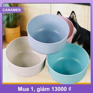 【CANAMEK】 Màu rắn rơm lúa mì Bát Trái Cây Rau tráng miệng bát cơm thực phẩm nhẹ bát gia dụng nhà bếp ăn Bộ đồ ăn