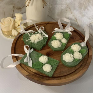 ZEEMIN Silicone Wax Sachet Mold Scented Air Fresheners For Cars Closets Bathroom Keychain Epoxy Casting DIY Handicrafts Pendant Crafts