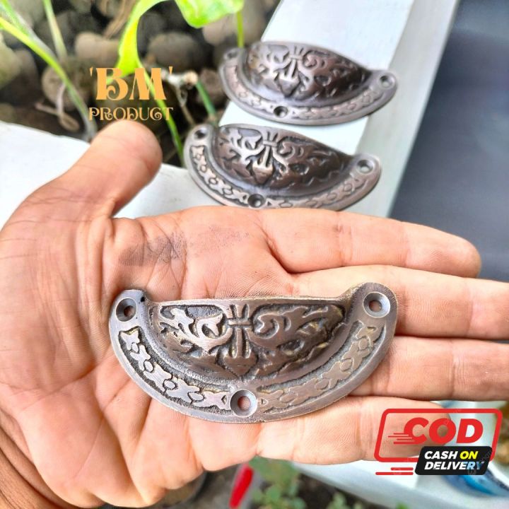 Tarikan%20Laci%20Kuningan%20Motif%20Kerang%20Ukir%201%20pcs%20Handle%20Laci%20Handle%20Lemari%20-%20Image%203