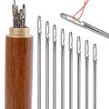 30Pcs Side Hole Blind Sewing Needles Stainless Steel Elderly Self Threading Needles 6 Sizes Stitching Pin DIY Hand Sewing Needle. 