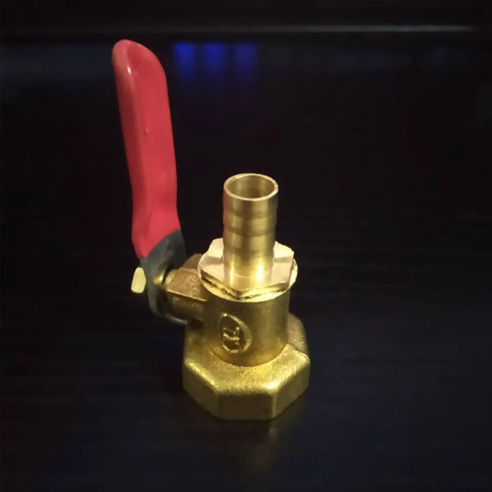 Uxcell Brass Air Ball Valve Shut-off Switch G1/4 Female To Female Pipe Tubing Fitting Coupler 180 Degree Operation Handle - View #9