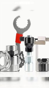 6pcs/set Bike Repair Tools Bottom Bracket Lockring Remover Crank Puller Chain Cutter Splitter Breake