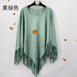 Versatile Women Shawl Wrap Poncho Warm Blanket for Office Outdoor Wedding Tasseled Shawl Wrap Poncho Warm Scarf