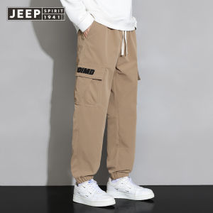 Jeep tinh thần 1941 estd mùa thu quần yếm nam thương hiệu thời trang mỹ cao chống trang phục đường phố Mùa xuân và mùa thu thể thao ngoài trời nhiều túi giản dị Quần dài nam