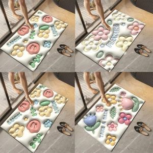 Keset Kaki diatomite Serap Air Anti Slip Lantai Kamar Mandi Dapur