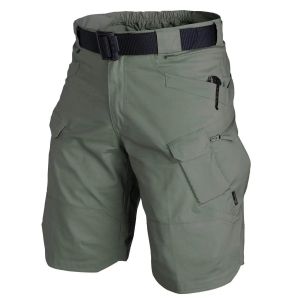 【Buy 1 Get 1】 Outdoor Cargo Men Tactical Shorts Waterproof Wear-resistant Casual Pant Quick Dry Multi Pocket Outdoor Hiking