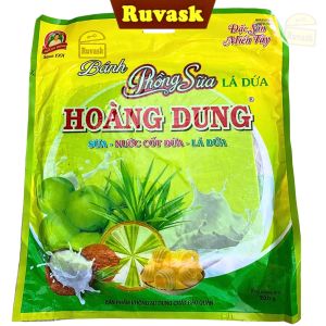 Bánh Tráng Phồng Sữa Hoàng Dung Lá Dứa Sầu Riêng THƠM NGON - Bánh Sữa Phồng SIÊU TO - Bánh Phòng Sữa Ruvask
