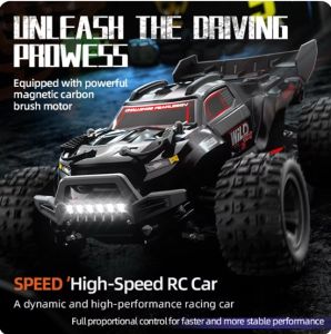 JJRC 8810A RC High Speed Off Road Truck 4WD 1:18 scale (Black) 2.4G 28km/h