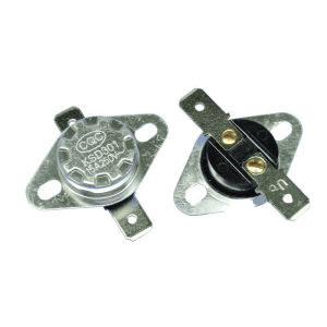 2PCS Ksd301 250V 15A Normally Closed Bakelite material Thermal Switch Jump Temperature Protector