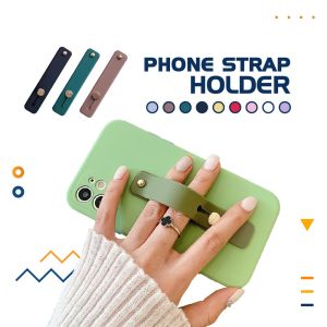 MD-C816 Pegangan Hp Strap Bracket Silicone Polos Phone Holder Hp Tali socket Stand Universal / Finger Grip Ring Hp Multiband Strap Holder Hp
