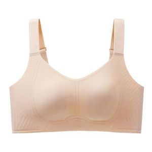 Maniyun Super Thin Jelly Soft Support Seamless Bra B-E Cup Summer Ice Silk Material Cooling Bra Non-wired Comfort Bra Lingerie