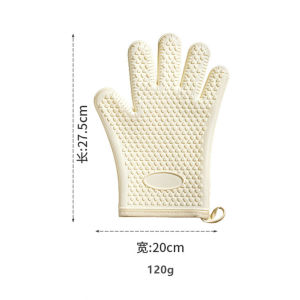 LuckyLife ถุงมือซิลิโคนกันความร้อน ถุงมือกันความร้อน ซิลิโคน ทำอาหาร หนาพิเศษ มีให้เลือก 2 แบบ