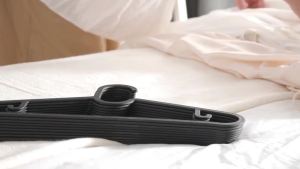 IKEA Same Style Estine Hanger Traceless Non-slip Clothes Hanger Dormitory Artifact Balcony Clothes Hanger Trouser Hanger Clothes Support