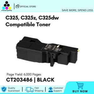 ETQ Compatible Laser Printer Toner Cartridge C325Z C325 Fuji Xerox CT203486 CT203487 CT203488 CT203489 (C325)