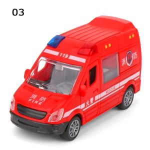 ANANAA ABS No Battery Required Openable Door Car Model Inertial Car Toy Children Boy Gift Police Car Fire Truck Ambulance