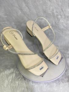 Sandal heels wanita terbaru/heels tahu 3 cm