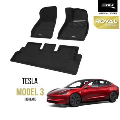 3D ROYAL Car Mat Tesla Model 3 Highland [2023 - PRESENT]