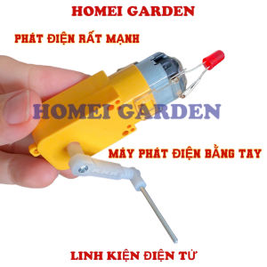 Máy phát điện quay bằng tay - Bộ đồ chơi lắp ráp khoa học STEM cho trẻ phát triển trí tuệ - HM0466