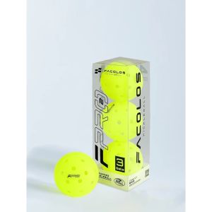 Bộ bóng pickleball Facolos F-Pro Gen 2 đạt chuẩn thi đấu USAP-A 40 lỗ với đường kính 74mm cao cấp