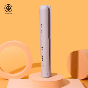 เครื่องหนีบผม เครื่องหนีบผมไร้สาย เครื่องม้วนผม ขนาดเล็ก แบบพกพา ชาร์จ USB สําหรับหอพักนักเรียน ร้อนเร็ว