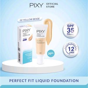 PIXY Perfect Fit Liquid Foundation SPF 35 PA+++ 20ml | Brightening Agent | Long Lasting Up to 12Hours