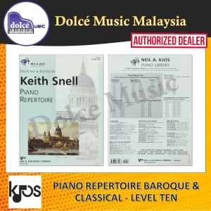 Kjos - Piano Repertoire Baroque & Classical - Level Ten